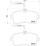 BREMBO Bremsbelagsatz, Scheibenbremse