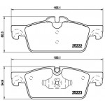 BREMBO Bremsbelagsatz, Scheibenbremse