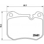 BREMBO Bremsbelagsatz, Scheibenbremse