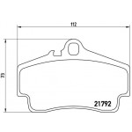 BREMBO Bremsbelagsatz, Scheibenbremse