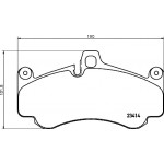 BREMBO Bremsbelagsatz, Scheibenbremse