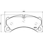 BREMBO Bremsbelagsatz, Scheibenbremse