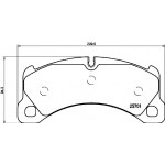 BREMBO Bremsbelagsatz, Scheibenbremse