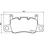 BREMBO Bremsbelagsatz, Scheibenbremse