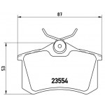 BREMBO Bremsbelagsatz, Scheibenbremse