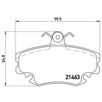 BREMBO Bremsbelagsatz, Scheibenbremse