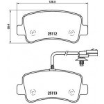 BREMBO Bremsbelagsatz, Scheibenbremse