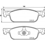 BREMBO Bremsbelagsatz, Scheibenbremse