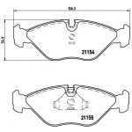 BREMBO Bremsbelagsatz, Scheibenbremse
