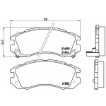BREMBO Bremsbelagsatz, Scheibenbremse
