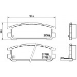 BREMBO Bremsbelagsatz, Scheibenbremse