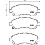 BREMBO Bremsbelagsatz, Scheibenbremse