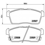 BREMBO Bremsbelagsatz, Scheibenbremse