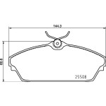 BREMBO Bremsbelagsatz, Scheibenbremse