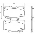 BREMBO Bremsbelagsatz, Scheibenbremse