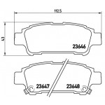 BREMBO Bremsbelagsatz, Scheibenbremse