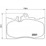 BREMBO Bremsbelagsatz, Scheibenbremse