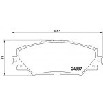 BREMBO Bremsbelagsatz, Scheibenbremse