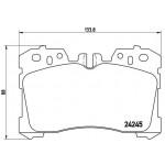 BREMBO Bremsbelagsatz, Scheibenbremse