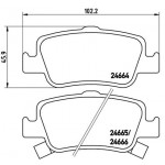 BREMBO Bremsbelagsatz, Scheibenbremse