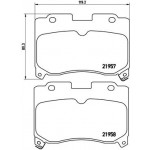 BREMBO Bremsbelagsatz, Scheibenbremse