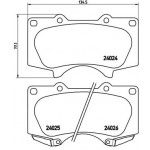 BREMBO Bremsbelagsatz, Scheibenbremse