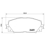 BREMBO Bremsbelagsatz, Scheibenbremse
