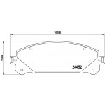 BREMBO Bremsbelagsatz, Scheibenbremse