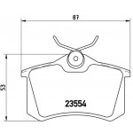 BREMBO Bremsbelagsatz, Scheibenbremse