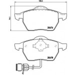 BREMBO Bremsbelagsatz, Scheibenbremse