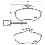 BREMBO Bremsbelagsatz, Scheibenbremse