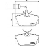 BREMBO Bremsbelagsatz, Scheibenbremse