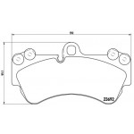 BREMBO Bremsbelagsatz, Scheibenbremse