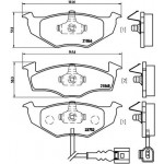 BREMBO Bremsbelagsatz, Scheibenbremse