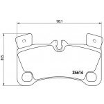 BREMBO Bremsbelagsatz, Scheibenbremse