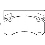 BREMBO Bremsbelagsatz, Scheibenbremse