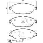 BREMBO Bremsbelagsatz, Scheibenbremse