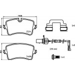 BREMBO Bremsbelagsatz, Scheibenbremse