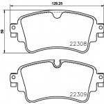 BREMBO Bremsbelagsatz, Scheibenbremse