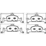 BREMBO Bremsbelagsatz, Scheibenbremse