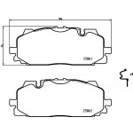 BREMBO Bremsbelagsatz, Scheibenbremse