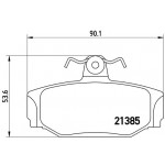 BREMBO Bremsbelagsatz, Scheibenbremse