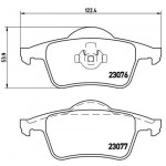 BREMBO Bremsbelagsatz, Scheibenbremse