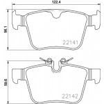 BREMBO Bremsbelagsatz, Scheibenbremse