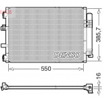 DENSO Kondensator, Klimaanlage