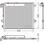 DENSO Kondensator, Klimaanlage
