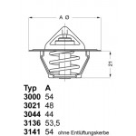 BorgWarner (Wahler) Thermostat, Kühlmittel