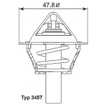 BorgWarner (Wahler) Thermostat, Kühlmittel