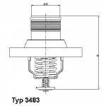 BorgWarner (Wahler) Thermostat, Kühlmittel