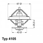 BorgWarner (Wahler) Thermostat, Kühlmittel